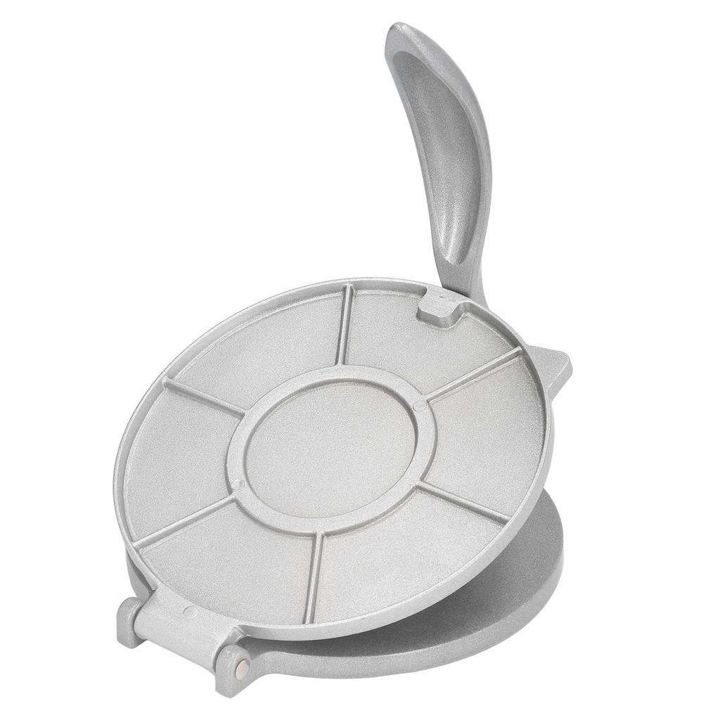 Tortilla Press 7.7in Rust Proof Aluminum Alloy Silver Heavy Duty Quesadilla Maker for Home Pasta Shops