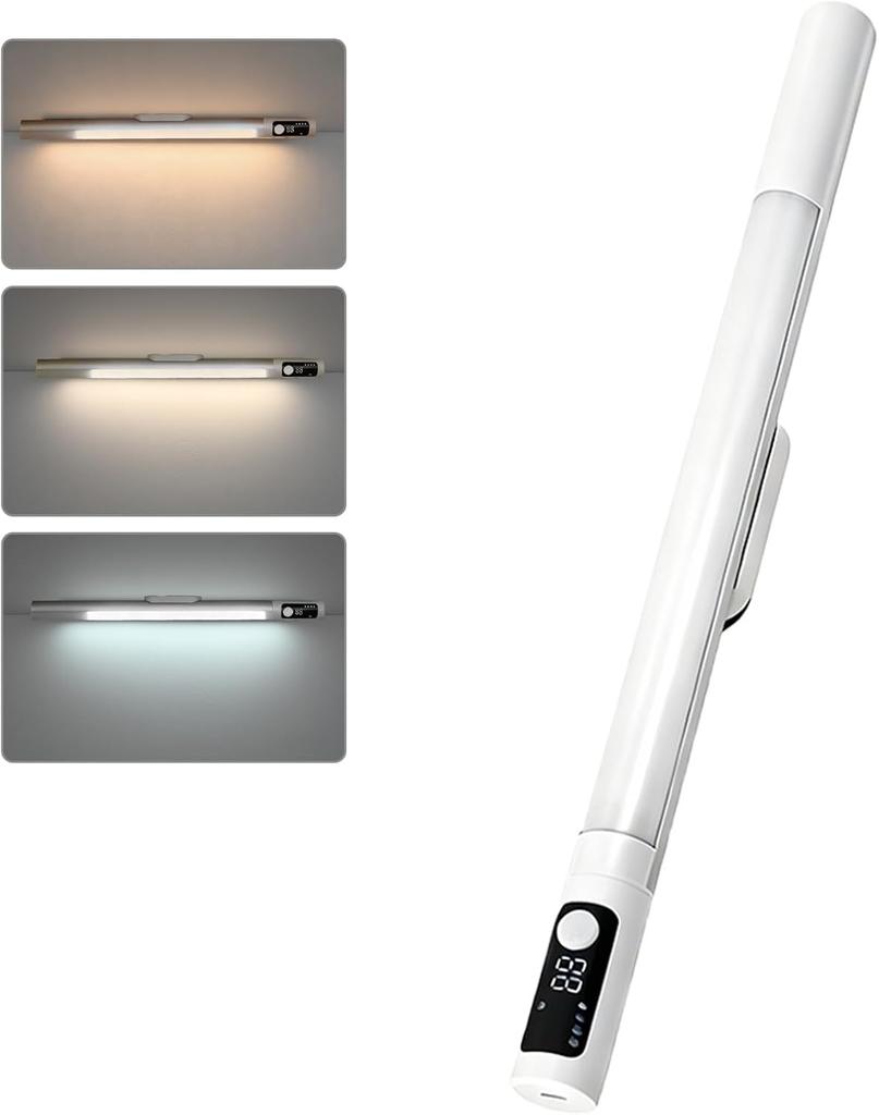 Under Cabinet Lighting,2000mAH Motion Sensor Light with 3m Detection Range,Adjustable Angles(30°+120°) Counter Lights for Desk,Kitchen
