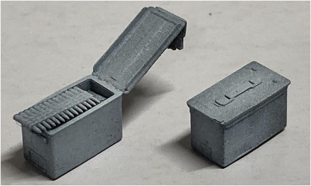 Chino Model Ammunition Box Postwar Resin Kit 1/35 .50cal CM-059