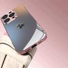 Cute Pony Pattern Pink Metallic Tempered Glass Phone Case For iPhone 17 Pro Max Plus 11 12 13 14 15 16 Pro 17Air 17E Cover