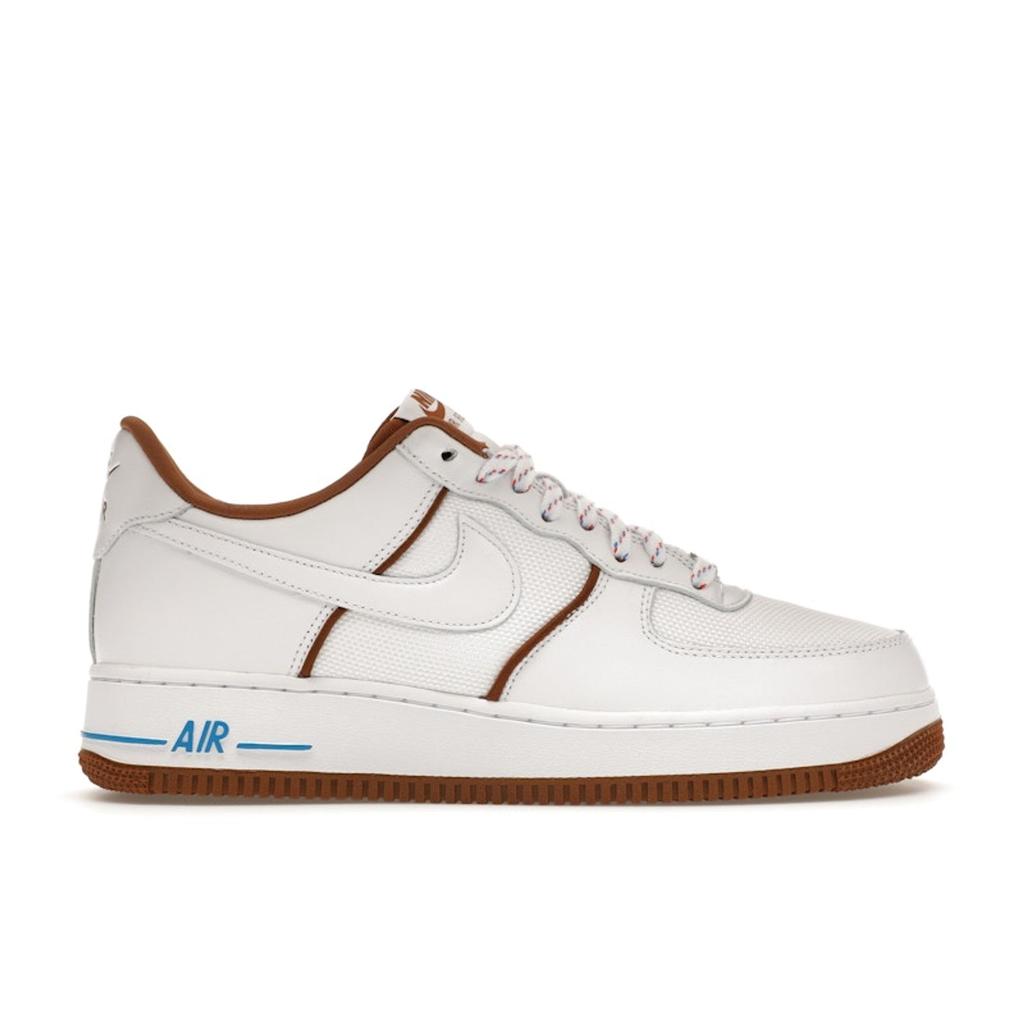 Nike Air Force 1 07 LX White Light British Tan Men Sneakers Photo-Blue FN5757-100