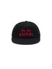 Kuko 6-Panel Oxford Cap_Black Red
