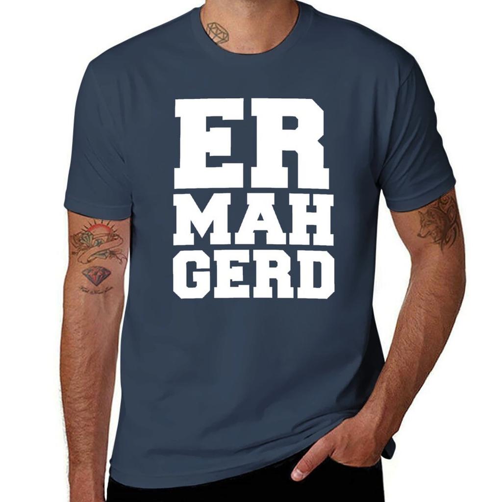 Ermahgerd TShirt t shirt personalised t shirt man plain TShirt