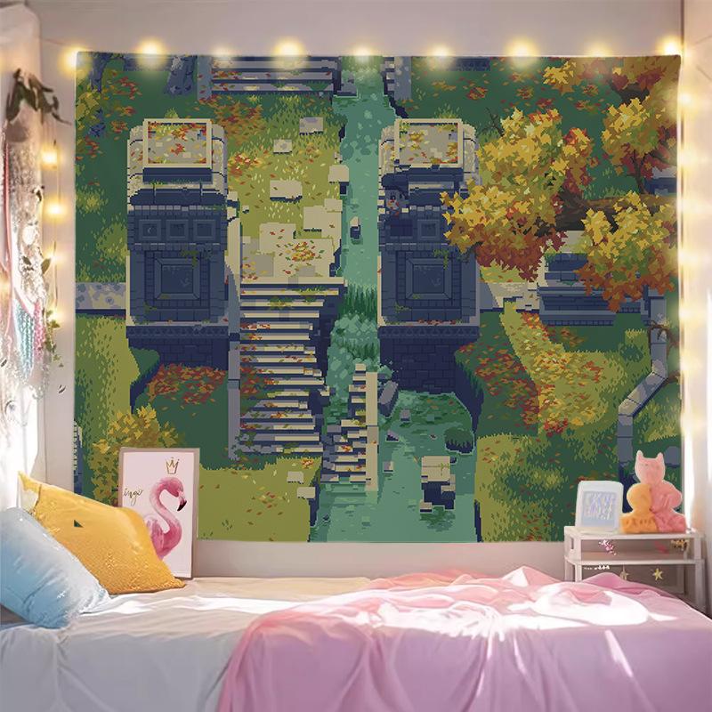 Beautiful Scenery Wallpaper for Rent, Wall Covering for Living Room, Decoration Painting for Room, Background Cloth for Bedroom, Hanging Carpet, Wall