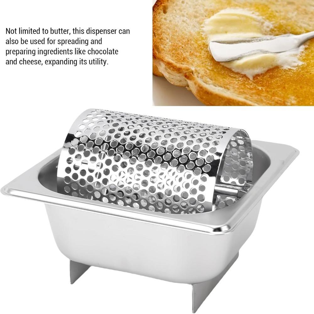 Stainless Steel Butter Dispenser 1L Capacity Butter Spreading Container  Commercial Kitchen