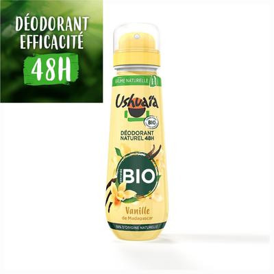 Organic Compressed Spray Deodorant 48h Effectiveness Madagascar Vanilla the Spray