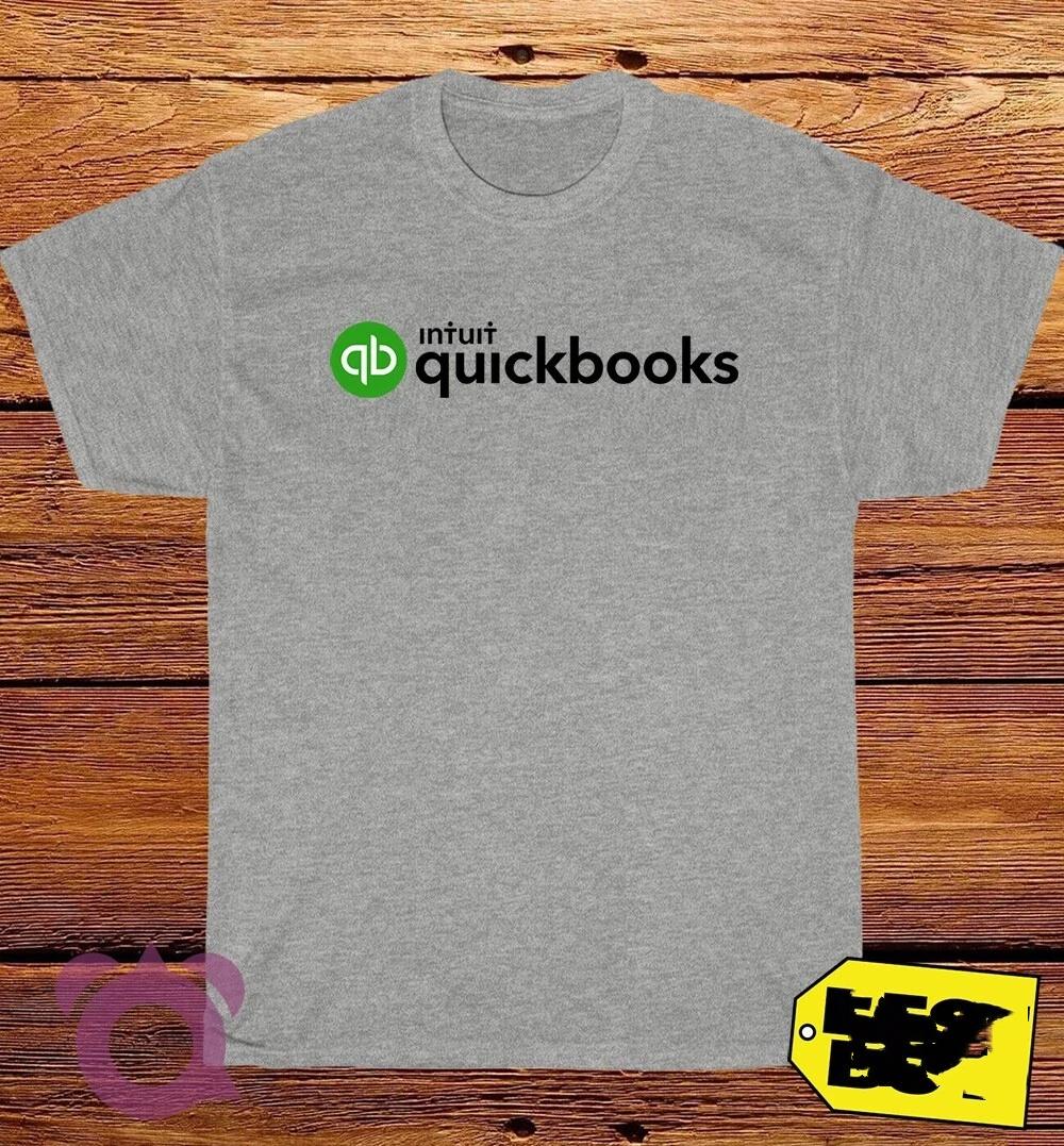 2025 New Quickbooks Printed Unisex Street Fashion Trend Short Sleeved Pure Cotton Round Neck S