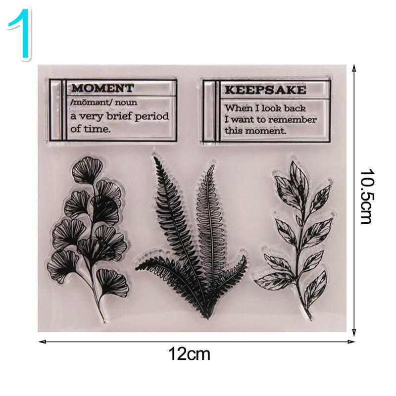 Buy DIY Transparent Silicone Clear Stamp Cling Seal Scrapbook Embossing ...