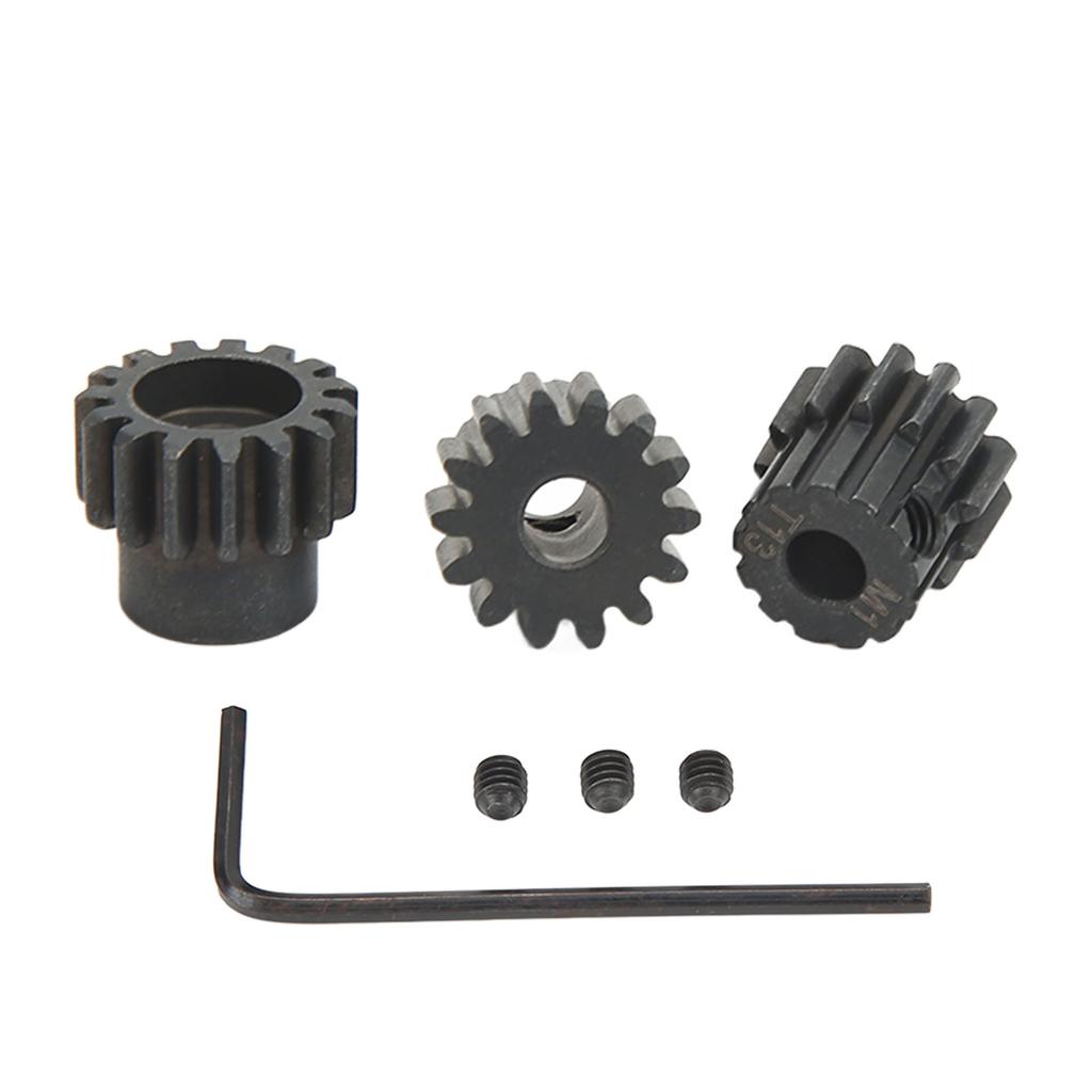 M1 Pinion Gear Sets Hardened Steel Anti Rust 13T 14T 15T 5mm RC Car Motor Pinion Gear Set for 1:8