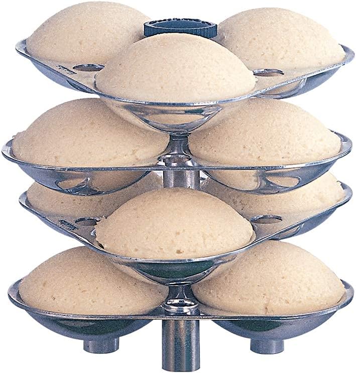 

Mini Idli Stand - 12 Mini Idlis, (For 3 Litre and bigger Pressure Cooker), Silver, Aluminium MINI серебряный