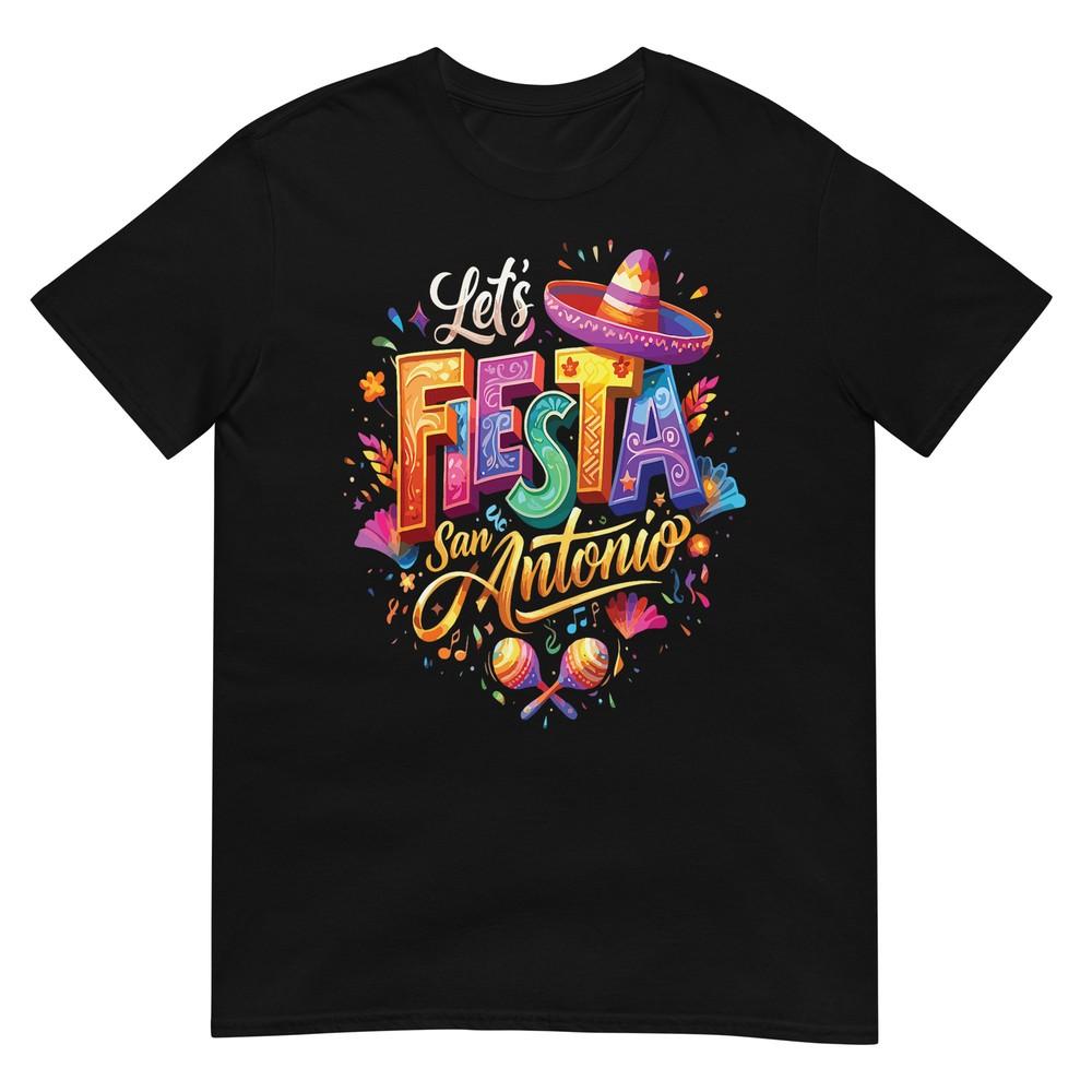 Let's Fiesta San Antonio Texas Cinco de Mayo Mexican Party T-Shirt