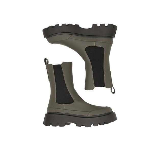 Chelsea Boots Juicy Couture HY58105-1 In Khaki Color