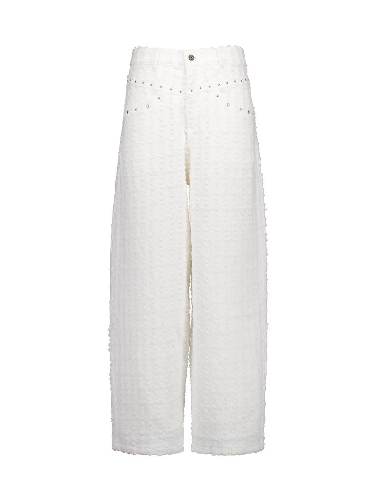 SETUP-EXE Destroyed Pants / Off White