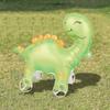 Diseño Móvil Globos de Dinosaurio 4D Dibujo Globo Animal de Papel de Aluminio Animales Globo Caminante Con Ruedas Globos de Papel de Aluminio de Pie