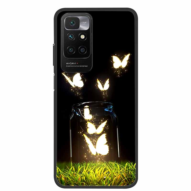 Für Xiaomi Redmi 10 Hülle Stoßfest Weiches Silikon TPU Rückabdeckung Für Xiaomi Redmi10 Handyhüllen Redmi 10 Prime 2022 Süße Cartoon