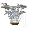 DIY Butterfly Night Light Set Ručně vyrobená LED svítící Butterfly Stolní lampa do ložnice Dárek k narozeninám pro ženy a dívky