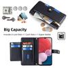 For Samsung Galaxy A13 4G Magnetic Phone Case Anti-drop Leather 6 Card Holders Cover