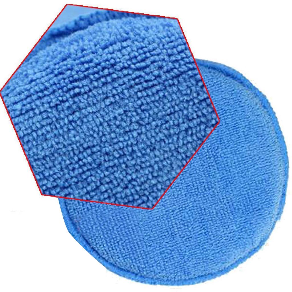 1Pc Car Vehicle Wax Polish Foam Sponge Blue Soft Clean Buffer Car Cleaning Dust Remove Waxing Sponge Auto Detailing Car Products