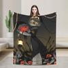 Murder Drones  Blankets Black Comedy Science Fiction Plush Awesome Breathable Throw Blanket for Bed Sofa Spring Autumn,