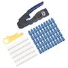 RJ45 Crimping Tool Multifunctional Ethernet Crimper Cutter Stripper for Cat5 Cat5e Cat6 Cat6A Pass