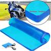 25x22x1cm Motorcycle Seat Cold Pad Gel Elastic Pad Cushion Comfortable Shock Absorption Soft Cool DIY Motorbike Saddle Mat