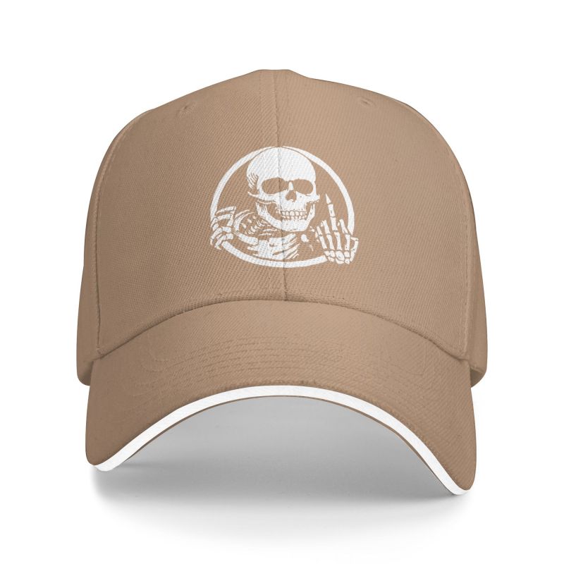 Custom Skull Baseball Cap for Men Women Personalized Adjustable Adult Skeleton Dad Hat Spring