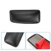 1x Black Car Interior Leg Cushion Pads Leather Protector Mat Cover Accessories