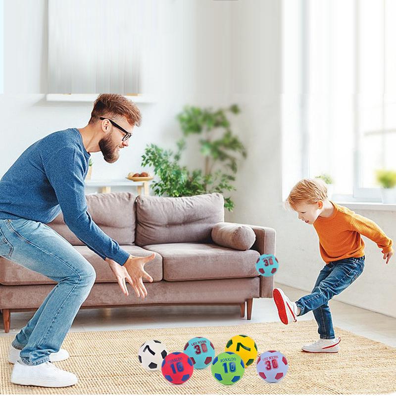 6cm Süper Yüksek Zıplayan Mini Kauçuk Küçük Futbol Dekompresyon İçi Boş Elastik Sıkma Topu Çocuk Oyuncağı MİNİ Futbol Hediyesi