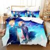 Fashion 3D Print Kawai Girl Beyond the Boundary Beding Set Bedrom Soft Modern Bedspreads Comefortable Soft with Soft Fabric Duvet Cover Pilowcase