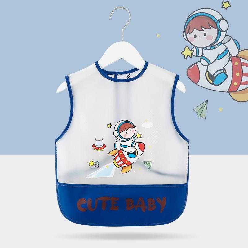 Breathable Mesh Baby Bib: Waterproof, Wash-Free, Anti-Dirty Eating Smock for Infants & Children