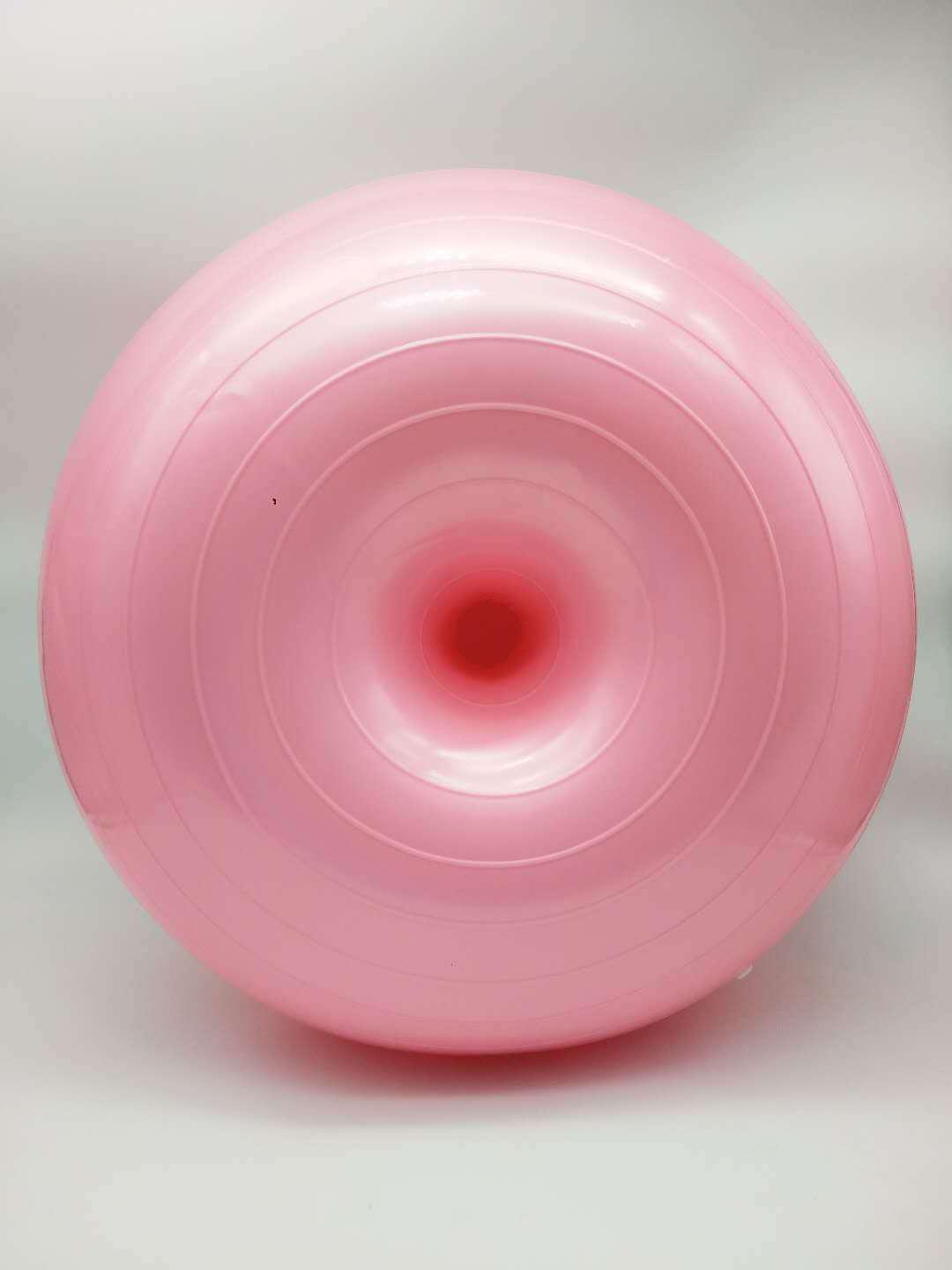 

Новый утолщенный большой мяч-пончик для йоги 55 см для домашнего фитнеса