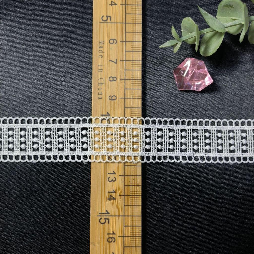 Hot Spot Transparent Mjölksilke Spets Bröllopskardin