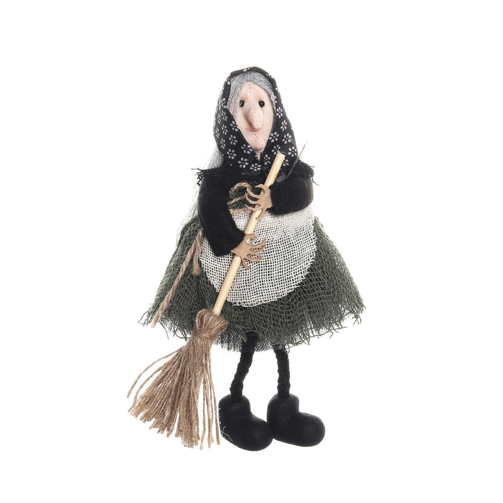 Geisterfest, Schürzenhexe mit Besen, Hängespielzeug, Bar-Dekorationsanhänger, Niedlicher Anhänger, Streich, Neuer Stil, Halloween-Anhängerdekoration