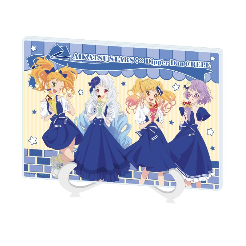 Айкацу Старс 02 Групповой Дизайн [Оригинальная Иллюстрация] Акриловая Арт-Доска [Размер A5]