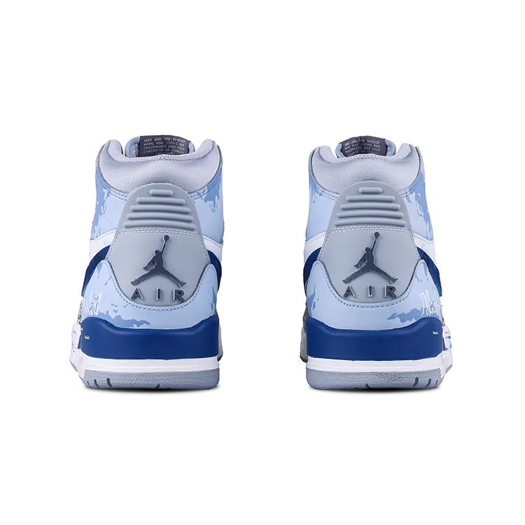Jordan Legacy 312 Interstate Cruise Slip Resistant Lightweight Non slip Lightweight High top Vintage Basketball Shoes AV3922-002(Team73-)