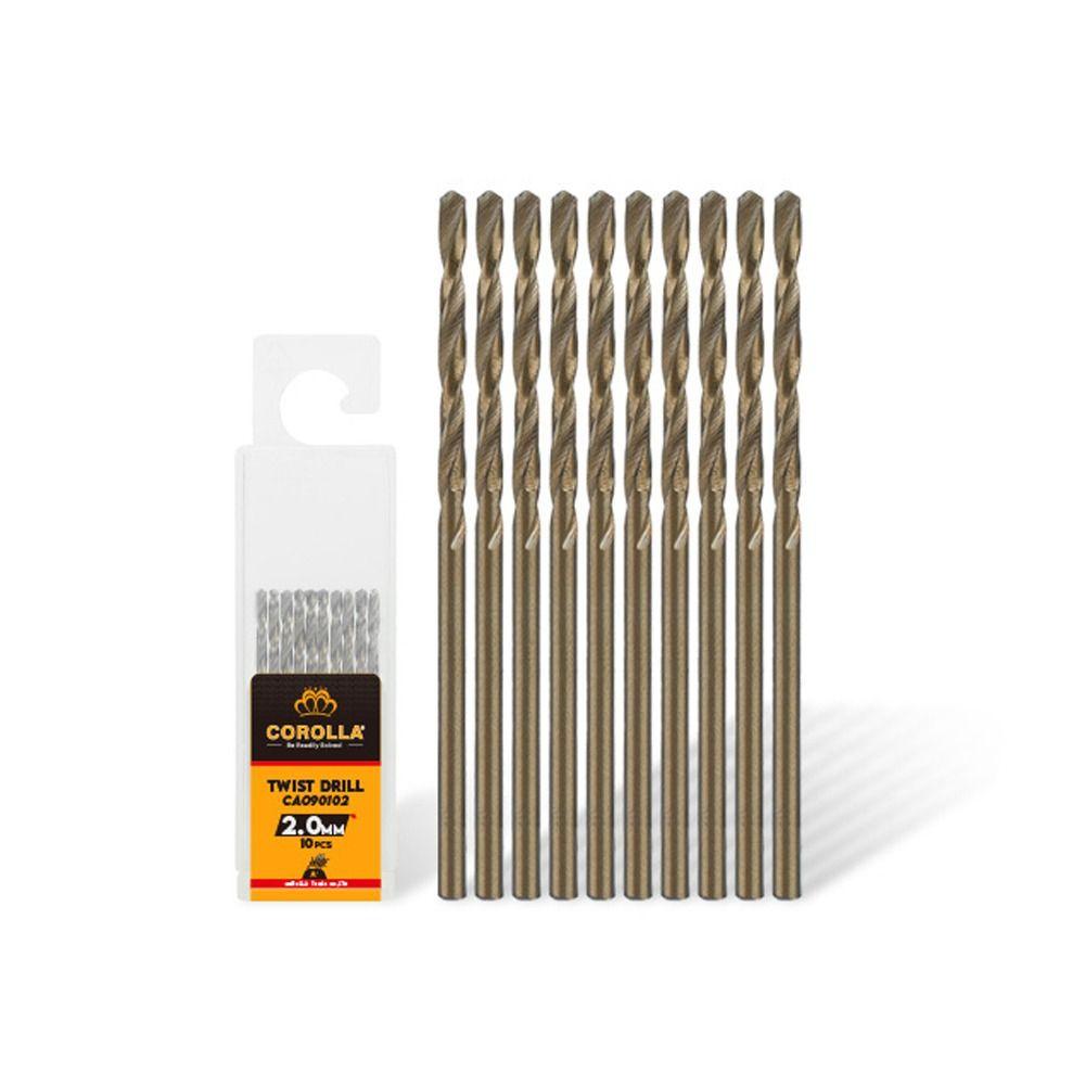 10PCS Straight Shank Twist Drill Bits Twist Design HSS Drill Bits Drill Bits  Industrial Use