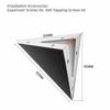 Aluminum Alloy Triangular Bracket Invisible Fasteners Load-Bearing Support Wall Mounted Shelf Floating Shelves Right Angle Fixed
