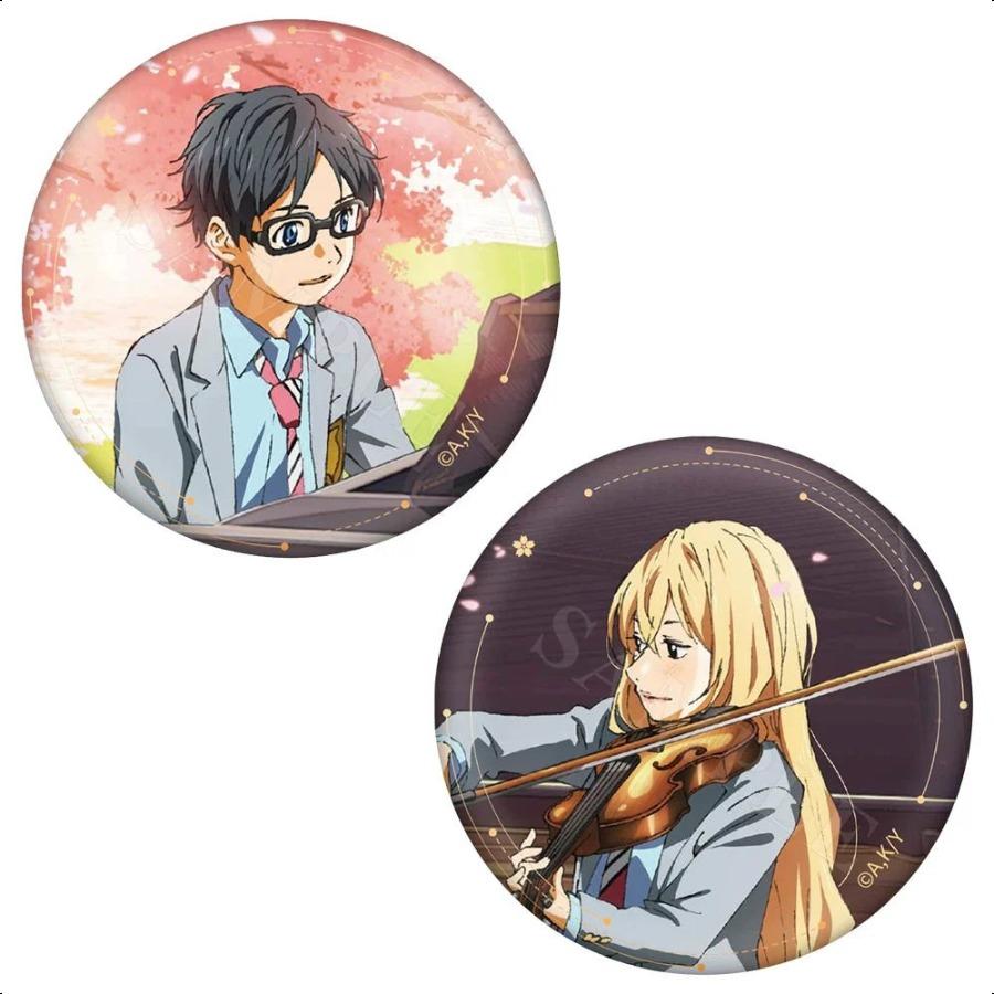 Your Lie in April | Badge & Charm & Shikishi Board & Necklace Set<hot>