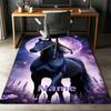 Custom Name Horse Printed Carpet,Rug for Office Chair Living Room Bedroom Kitchen Room Decor Gifts.