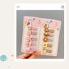 5pcs/set Baby Hairpin Cute Cartoon Animal Hair Clip for Kid Girl Fashion Bang Side Clip for Children Hair Accessories
