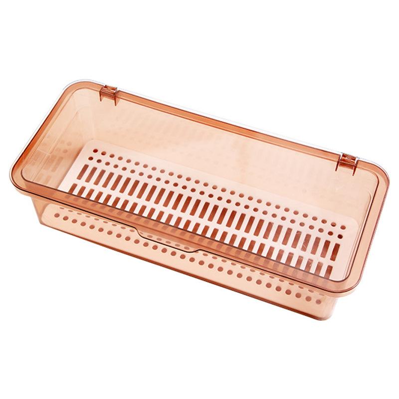 Chopstick Box Tea Set Tableware Storage Box Dust-proof Cotton Swab Box Kitchen Tableware Storage