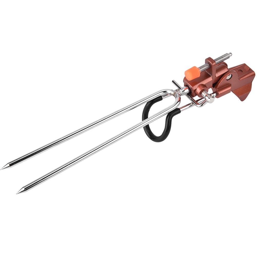 Aluminium Alloy Fishing Pole Tackle Holder Bracket Rod Ground Holder Bracket