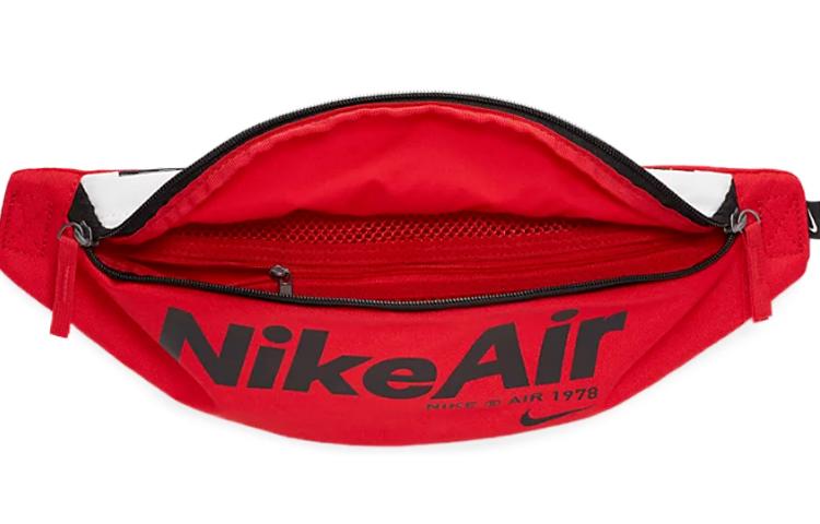 Nike Heritage Polyester Fanny Pack Regular Unisex University Red CT5226-657