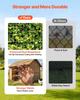 Hardware Cloth, 6.3 Mm 1 X 5 M 0.55 Mm Diameter Chicken Wire Fence, Hot-Dip Galvanized After Welding Metal Wire Mesh Roll, Garden Plant Welded Fencing