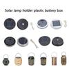 2Pieces Solar Light Replacement Head LED Illuminations Automatic Charging Function for Outdoor Garden Decorative Light