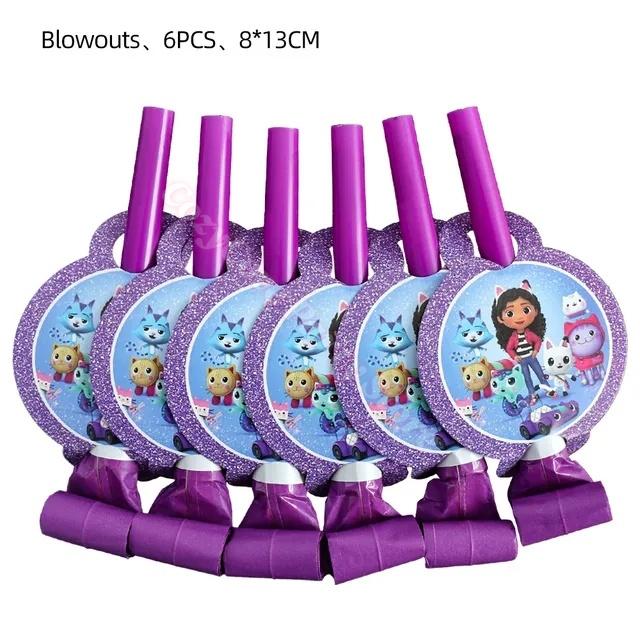Gabby Dollhouse Birthday Party Favors Gabby Bracelets Stikers Cake Topper Balloons Classroom Rewards Party Pinata Fillers Gifts