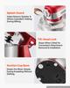 5L Tilt Head Stand Mixer 1000W Electric Dough Mixer, 10 Speeds Food Kitchen Mixer with Stainless Steel Bowl, Splash Guard, Dough Hook, Whisk, Beater,