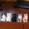 Sitting Cat Ornament Simulation Cat Decoration Creative Cat Pet Model  Kids Toy