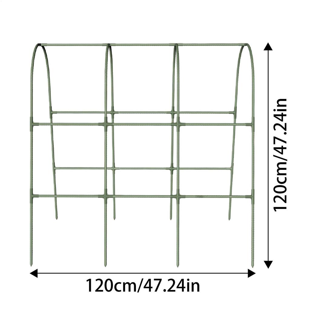 Cucumber Trellis Vegetable Trellis For Cucumbers U-Frame Rack Weather-Resistant Metal Supports For Climbing Plants Greenhouse