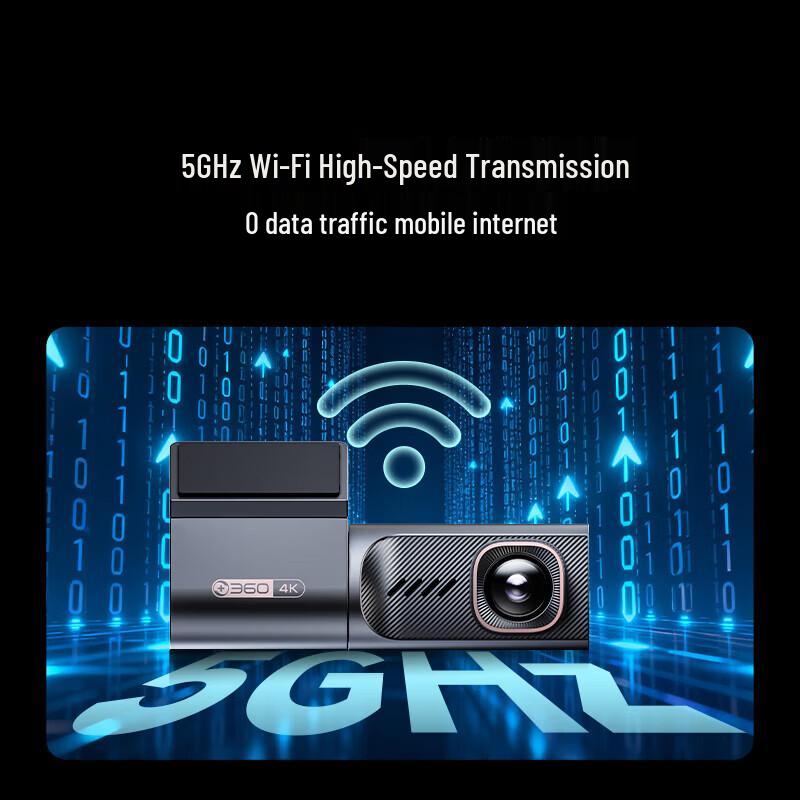360AI K380 4K Starlight Night Vision Dash Cam (CN Version)